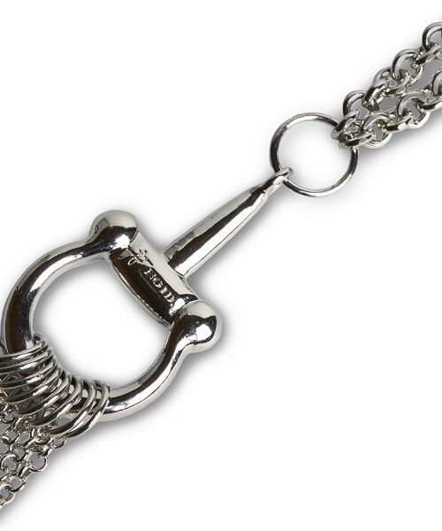 NO ID.（ノーアイディ）の「an2105-ﾎｰｽﾋﾞｯﾄﾁｬｰﾑﾀｯｾﾙﾈｯｸﾚｽ(859170-517A)（ネックレス・メンズ・シルバー・ONE SIZE）」の13枚目の写真