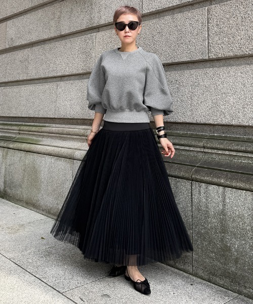 JENNE（ジェンヌ）の「＜日本製＞ボリュームスリーブトレーナー（その他トップス・レディース・ホワイト/ブラック・LARGE/MEDIUM/SMALL）」の13枚目の写真