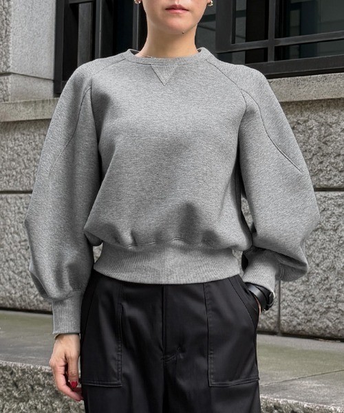 JENNE（ジェンヌ）の「＜日本製＞ボリュームスリーブトレーナー（その他トップス・レディース・ホワイト/ブラック・LARGE/MEDIUM/SMALL）」の19枚目の写真