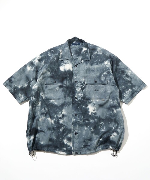 NAUTICA(ノーティカ)の「NAUTICA/ノーティカ ワイドシルエット オーバーダイ S/S ワークシャツ(シャツ/ブラウス・メンズ・ネイビー/チャコールグレー/その他13・MEDIUM/LARGE/X-LARGE)」の3枚目の写真