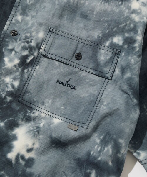 NAUTICA(ノーティカ)の「NAUTICA/ノーティカ ワイドシルエット オーバーダイ S/S ワークシャツ(シャツ/ブラウス・メンズ・ネイビー/チャコールグレー/その他13・MEDIUM/LARGE/X-LARGE)」の5枚目の写真