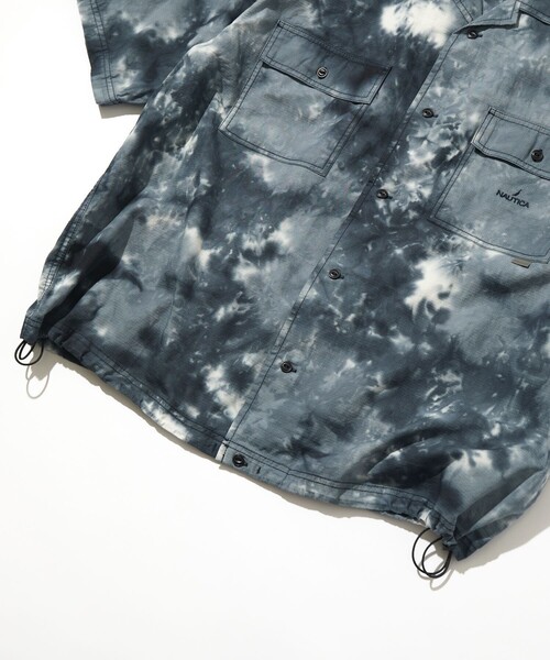 NAUTICA(ノーティカ)の「NAUTICA/ノーティカ ワイドシルエット オーバーダイ S/S ワークシャツ(シャツ/ブラウス・メンズ・ネイビー/チャコールグレー/その他13・MEDIUM/LARGE/X-LARGE)」の8枚目の写真