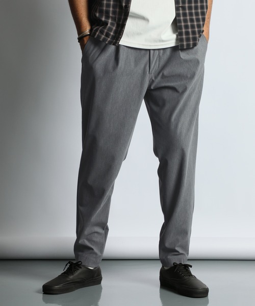 The DUFFER of ST.GEORGE（ザダファーオブセントジョージ）の「『WONDER SHAPE』OXFORD：360°全方向高伸縮『ワンダーシェイプ』吸水速乾 リラックスフィットパンツ（その他パンツ・メンズ・ブラック/チャコールグレー/ライトグレー・X-LARGE/SMALL/LARGE/MEDIUM）」の8枚目の写真