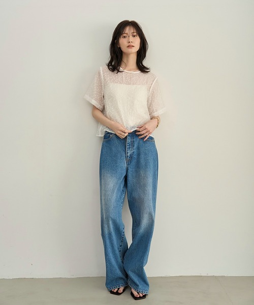 model：H166　着用サイズ：F
