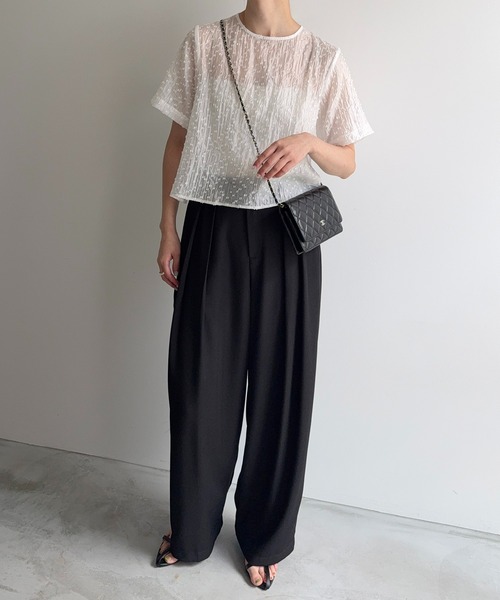model：H166　着用サイズ：F