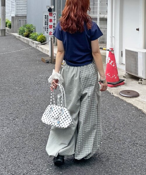 CIAOPANIC(チャオパニック)の「夢かわコンパクトTee(Tシャツ/カットソー・レディース・ホワイト/ブルー/ブルー系その他/ホワイト系その他・ONE SIZE)」の8枚目の写真