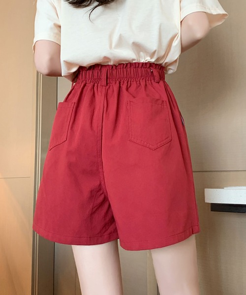 2ly2(トゥーリートゥー)の「涼しげ&動きやすい!ゆったりシルエットのスカパン(その他パンツ・レディース・ブラック/ボルドー・FREE)」の15枚目の写真
