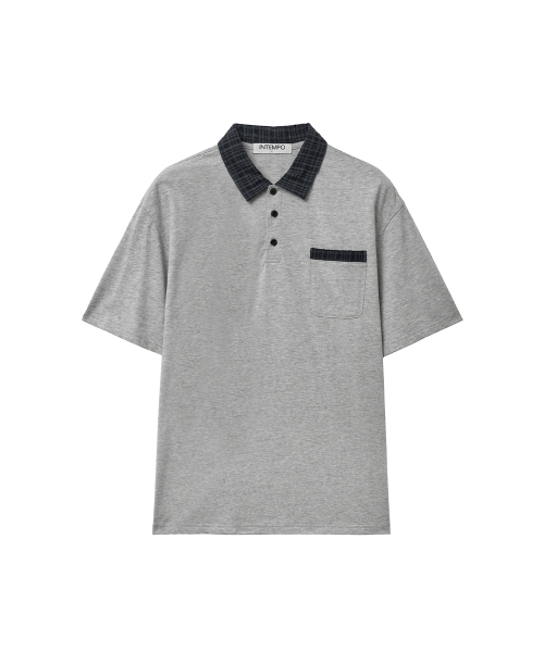 INTEMPOMOOD(インテンポムード)の「ノーブルチェックカラーTシャツ : 2カラー(Tシャツ/カットソー・メンズ・ブラック/グレー・MEDIUM/LARGE)」の21枚目の写真