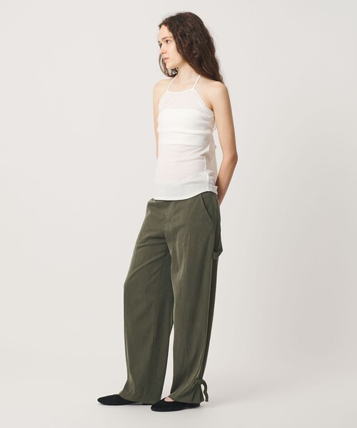 ATTISESSION(アティセッション)の「<ATTISESSION>ヘム ストラップ パンツ(その他パンツ・レディース・ダークグリーン/ネイビー・36/38)」の9枚目の写真