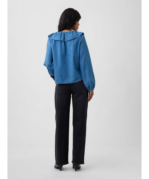 GAP（ギャップ）の「ローライズ '90s ルーズフィット デニム（デニムパンツ・レディース・ブラック・26/25/30/29/28/27/24/23）」の3枚目の写真