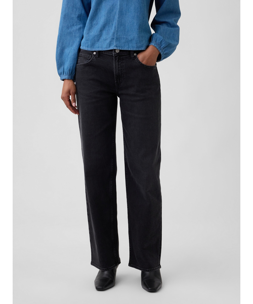 GAP（ギャップ）の「ローライズ '90s ルーズフィット デニム（デニムパンツ・レディース・ブラック・26/25/30/29/28/27/24/23）」の4枚目の写真