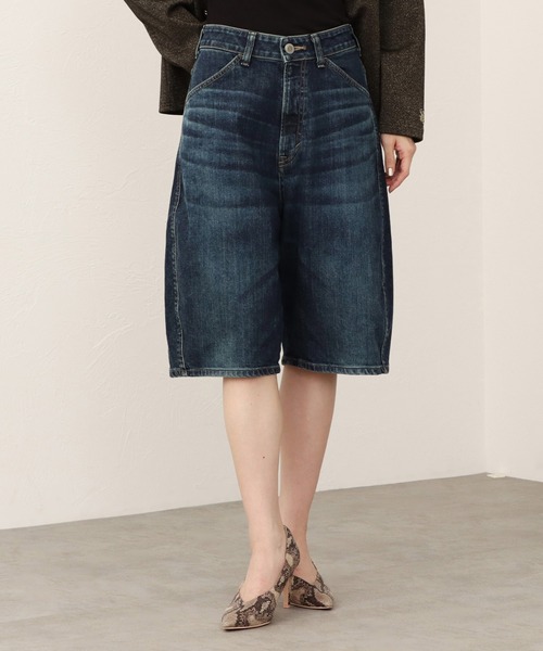SOMETHING(サムシング)の「SOMETHING カーブデニムジョーツ(デニムパンツ・レディース・ブルー/インディゴブルー・LARGE/MEDIUM/SMALL)」の2枚目の写真