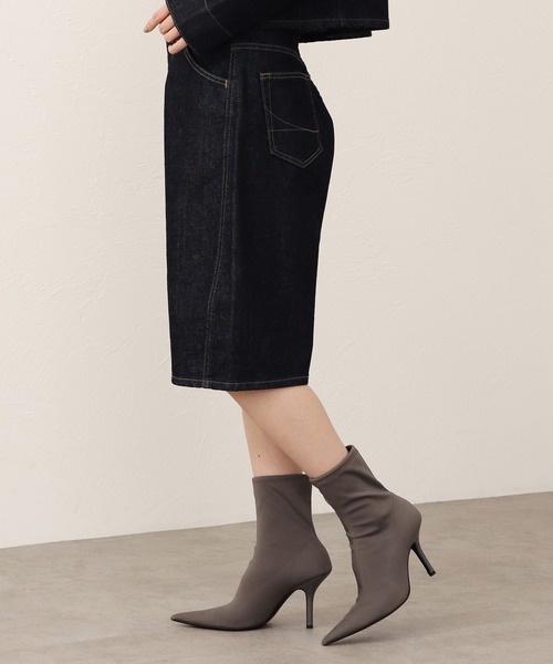 SOMETHING(サムシング)の「SOMETHING カーブデニムジョーツ(デニムパンツ・レディース・ブルー/インディゴブルー・LARGE/MEDIUM/SMALL)」の7枚目の写真