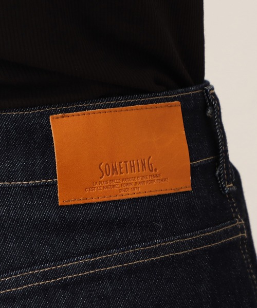 SOMETHING(サムシング)の「SOMETHING カーブデニムジョーツ(デニムパンツ・レディース・ブルー/インディゴブルー・LARGE/MEDIUM/SMALL)」の12枚目の写真