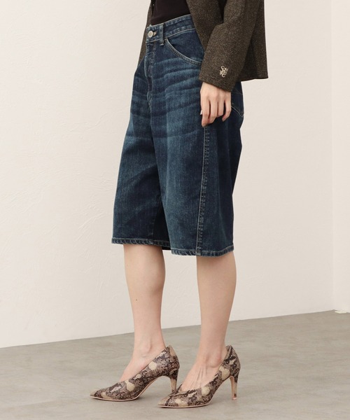 SOMETHING(サムシング)の「SOMETHING カーブデニムジョーツ(デニムパンツ・レディース・ブルー/インディゴブルー・LARGE/MEDIUM/SMALL)」の16枚目の写真
