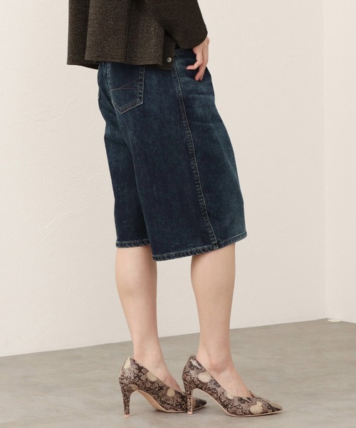 SOMETHING(サムシング)の「SOMETHING カーブデニムジョーツ(デニムパンツ・レディース・ブルー/インディゴブルー・LARGE/MEDIUM/SMALL)」の17枚目の写真