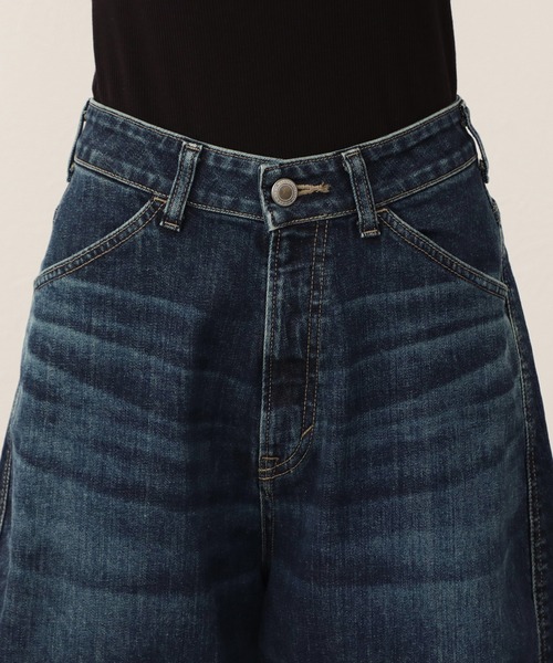 SOMETHING(サムシング)の「SOMETHING カーブデニムジョーツ(デニムパンツ・レディース・ブルー/インディゴブルー・LARGE/MEDIUM/SMALL)」の19枚目の写真
