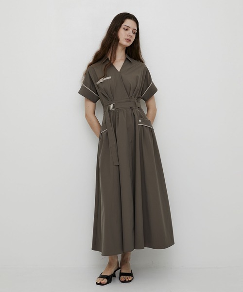 大人気！｜WEB限定】レジーロカシュクールワンピース｜夏服/半袖