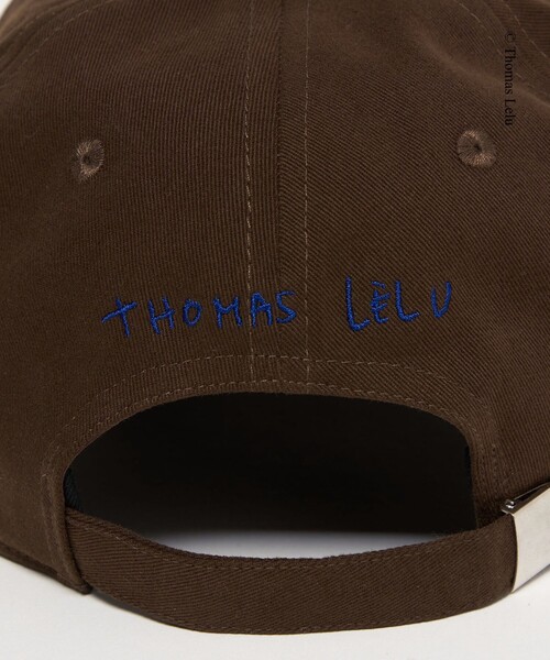 green label relaxing(グリーンレーベルリラクシング)の「【別注】<Thomas Lelu>サインアート キャップ 帽子(キャップ・メンズ・ブラック/オフホワイト/ダークブラウン/ロイヤルブルー・FREE)」の16枚目の写真