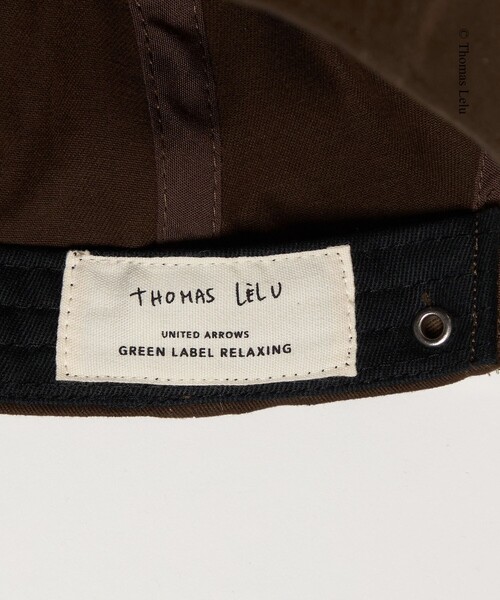 green label relaxing(グリーンレーベルリラクシング)の「【別注】<Thomas Lelu>サインアート キャップ 帽子(キャップ・メンズ・ブラック/オフホワイト/ダークブラウン/ロイヤルブルー・FREE)」の18枚目の写真