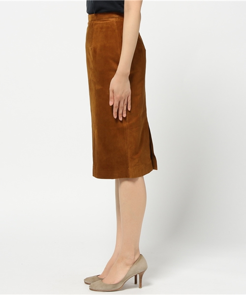 OUTLET(アウトレット)の「【'PalinkA】スウェードタイトSkirt(スカート・レディース・ブラウン・36)」の5枚目の写真