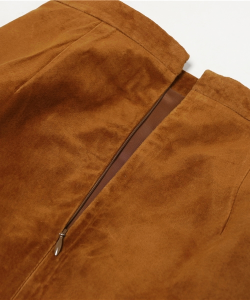 OUTLET(アウトレット)の「【'PalinkA】スウェードタイトSkirt(スカート・レディース・ブラウン・36)」の2枚目の写真