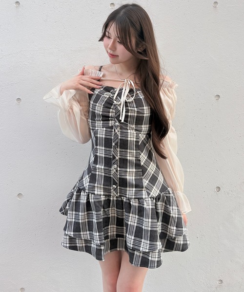 NOMAE(ノーマエ)の「ボレロレイヤードワンピース(ワンピース・レディース・ブラウン/グレー/ダークグレー/ブラウン系その他/グレー系その他2/グレー系その他・FREE)」の16枚目の写真