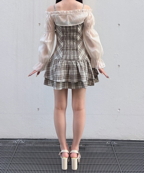 NOMAE(ノーマエ)の「ボレロレイヤードワンピース(ワンピース・レディース・ブラウン/グレー/ダークグレー/ブラウン系その他/グレー系その他2/グレー系その他・FREE)」の14枚目の写真