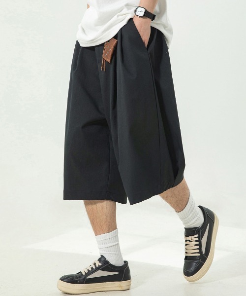 DOUBLE STEAL(ダブルスティール)の「DSタックワイドショーツ(その他パンツ・メンズ・グレー/ブラック・MEDIUM/X-LARGE/LARGE)」の6枚目の写真