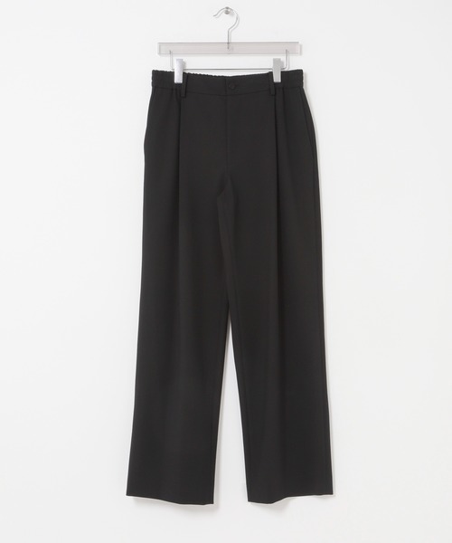 ANOTHER OFFICE(アナザー オフィス)の「ANOTHER OFFICE HABANA BANDED SLACKS(その他パンツ・メンズ・ブラック・2/1)」の1枚目の写真