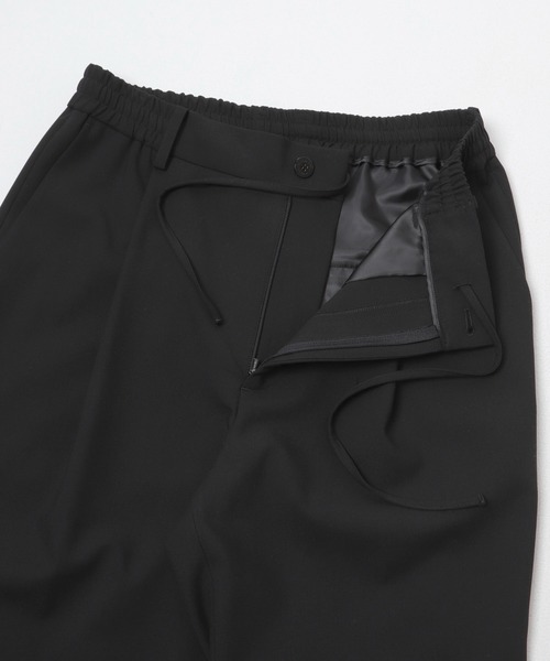 ANOTHER OFFICE(アナザー オフィス)の「ANOTHER OFFICE HABANA BANDED SLACKS(その他パンツ・メンズ・ブラック・2/1)」の2枚目の写真