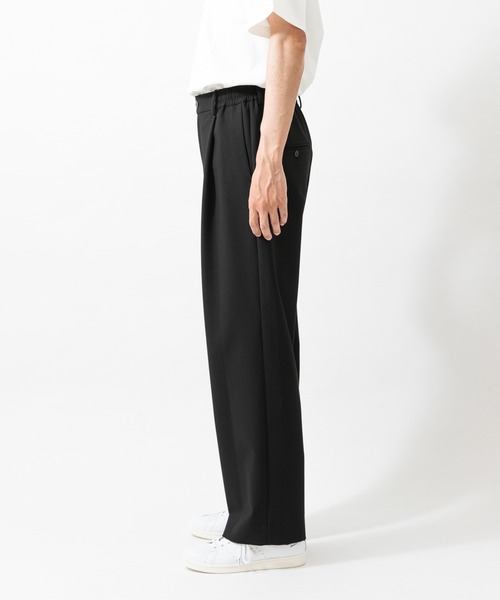 ANOTHER OFFICE(アナザー オフィス)の「ANOTHER OFFICE HABANA BANDED SLACKS(その他パンツ・メンズ・ブラック・2/1)」の9枚目の写真