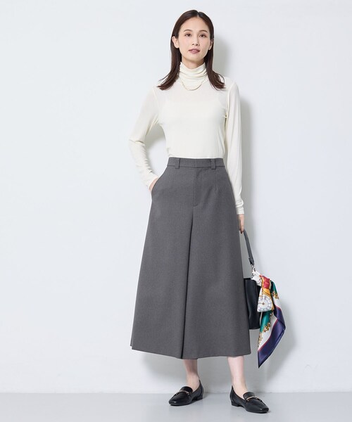 Reflect(リフレクト)の「ワイドシルエットスカーチョパンツ(その他パンツ・レディース・チャコールグレー/ナチュラル/ネイビー・09/11/15 /07)」の12枚目の写真