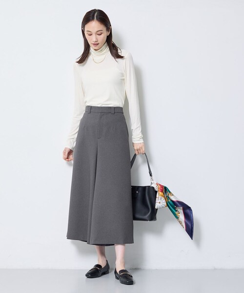 Reflect(リフレクト)の「ワイドシルエットスカーチョパンツ(その他パンツ・レディース・チャコールグレー/ナチュラル/ネイビー・09/11/15 /07)」の13枚目の写真