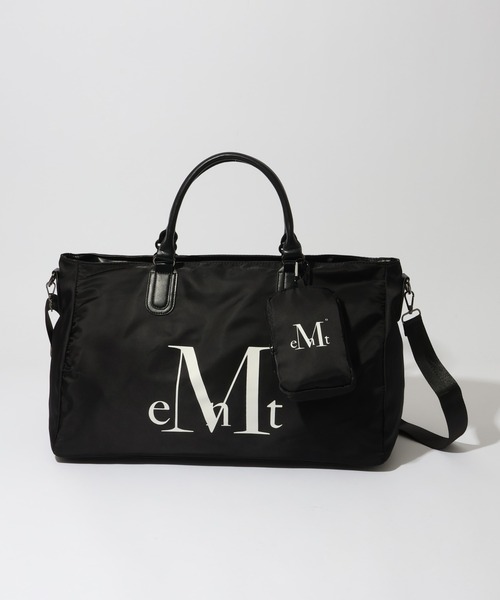 MUCENT(ムセント)の「【MUCENT/ムセント】KAEL SIGNATURE LOGO GYM BOSTON DUFFLE BAG UNISEX/カエルシグネチャーロゴ ジムボストンダッフルバッグ(ボストンバッグ・レディース・ブラック・FREE)」の9枚目の写真
