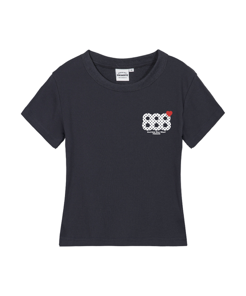 PRIMATE（プライメイト）の「REBORN レディース スリムフィット 半袖Tシャツ 5 COLORS（Tシャツ/カットソー・レディース・ブラック/ホワイト/チャコール/クリーム/カーキ・LARGE/MEDIUM/SMALL）」の3枚目の写真