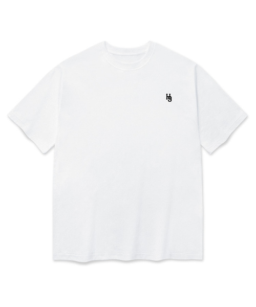HALFNINE(ハーフナイン)の「オーバーラップ半袖Tシャツ F03BRD_HBX10955(Tシャツ/カットソー・メンズ・ブルー/ホワイト/ブラック/グレー系その他・S/XL/L/M)」の2枚目の写真