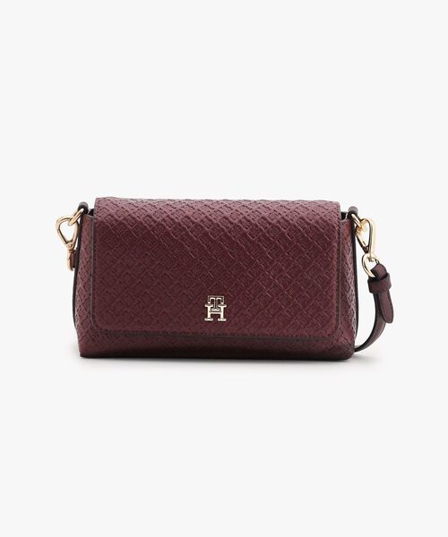 TOMMY HILFIGER(トミーヒルフィガー)の「ヒルフィガーアイコン コンバーチブルショルダーバッグ(ショルダーバッグ・レディース・ネイビー/ワイン系2・FREE)」の3枚目の写真