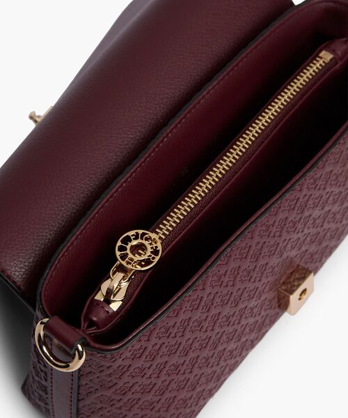 TOMMY HILFIGER(トミーヒルフィガー)の「ヒルフィガーアイコン コンバーチブルショルダーバッグ(ショルダーバッグ・レディース・ネイビー/ワイン系2・FREE)」の5枚目の写真
