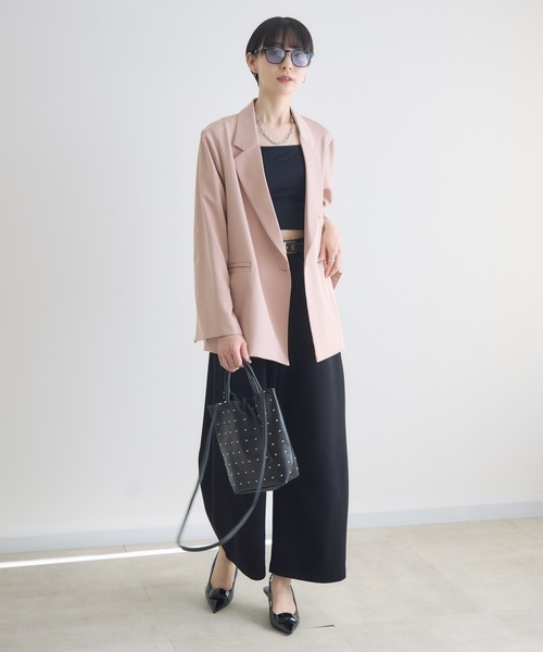 Paradise Picnic(パラダイスピクニック)の「MILLELA FIRENZE スタッズミニトートBAG(トートバッグ・レディース・ブラック/アイボリー/シルバー・FREE)」の8枚目の写真