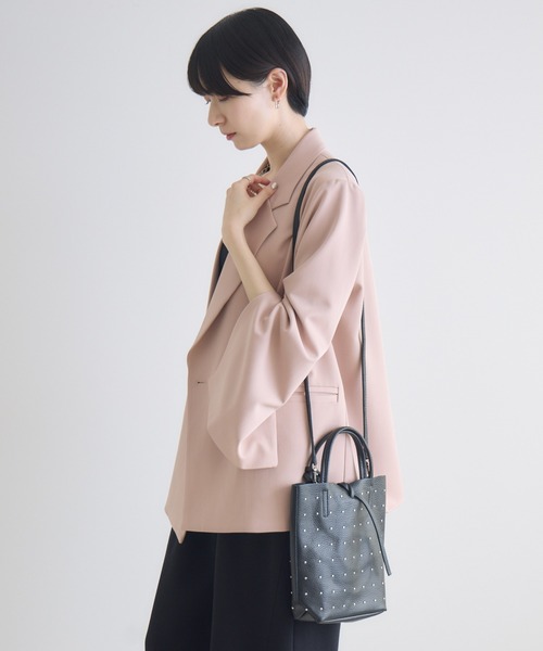 Paradise Picnic(パラダイスピクニック)の「MILLELA FIRENZE スタッズミニトートBAG(トートバッグ・レディース・ブラック/アイボリー/シルバー・FREE)」の9枚目の写真