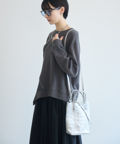 Paradise Picnic(パラダイスピクニック)の「MILLELA FIRENZE スタッズミニトートBAG(トートバッグ・レディース・ブラック/アイボリー/シルバー・FREE)」の13枚目の写真