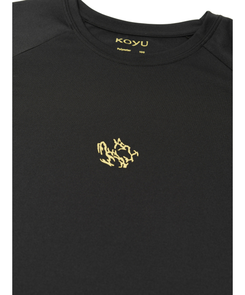 KOYU (コユ)（コユ）の「クールドライショートスリーブ[ブラック]（Tシャツ/カットソー・レディース・その他・1/2/3）」の5枚目の写真