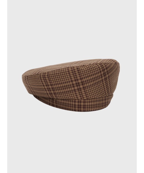 EIMY ISTOIRE(エイミーイストワール)の「CHELSEA TWEED BERET(ハンチング/ベレー帽・レディース・チャコールグレー/チェック・FREE)」の5枚目の写真