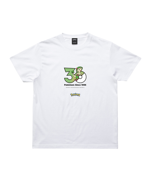 ZOZOSPOT(ゾゾスポット)の「Pokemon 30th Anniversary 1025 T-shirt 「キノガッサ」(Tシャツ/カットソー・レディース・ホワイト・SMALL/MEDIUM/LARGE/X-LARGE/XX-LARGE/XXX-LARGE/100cm/110cm/120cm/130cm/140cm/150cm/160cm)」の1枚目の写真