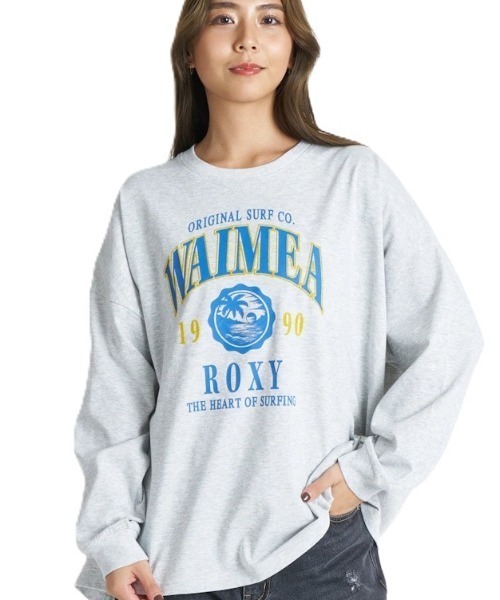 ROXY(ロキシー)の「ロキシー ROXY WAIMEA(Tシャツ/カットソー・レディース・ネイビー/オフホワイト/グレー・S/M/L)」の3枚目の写真