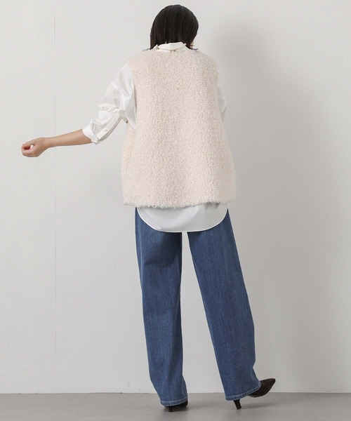 Gready Brilliant(グレディブリリアン)の「刺繍BASICシャツ(シャツ/ブラウス・レディース・サックスブルー/オフホワイト/ストライプ・38)」の22枚目の写真
