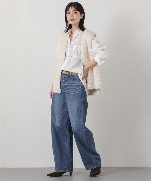 Gready Brilliant(グレディブリリアン)の「刺繍BASICシャツ(シャツ/ブラウス・レディース・サックスブルー/オフホワイト/ストライプ・38)」の20枚目の写真