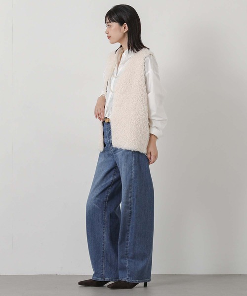 Gready Brilliant(グレディブリリアン)の「刺繍BASICシャツ(シャツ/ブラウス・レディース・サックスブルー/オフホワイト/ストライプ・38)」の21枚目の写真