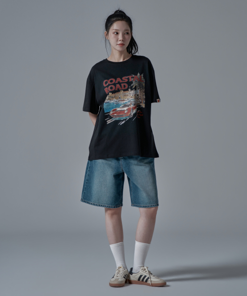 WAARFORWOMAN(ワール・フォー・ウーマン)の「W1136 デニムショートパンツ_インディゴ(その他パンツ・レディース・その他・SMALL/MEDIUM/LARGE)」の3枚目の写真